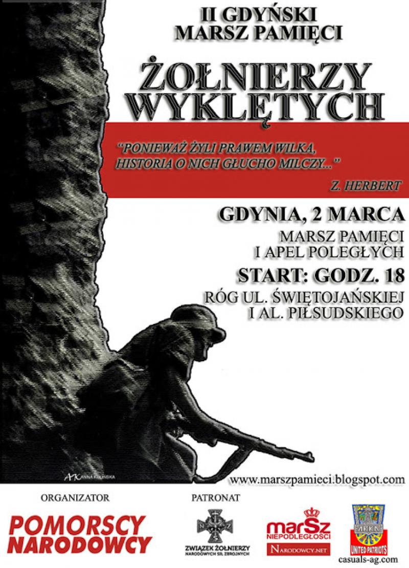 II Gdyński Marsz Pamięci Żołnierzy Wyklętych